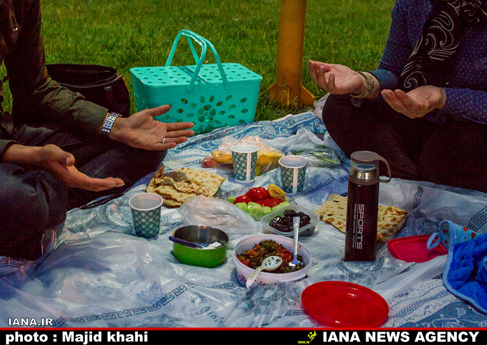 افطار در فضای سبزشهری