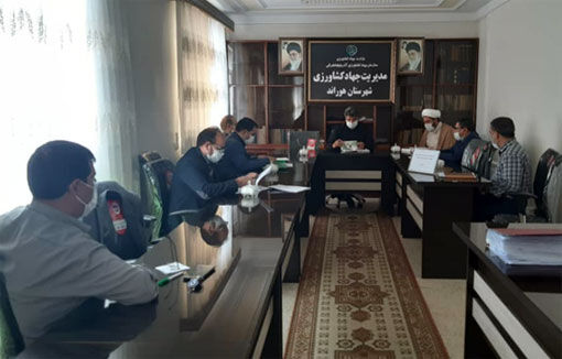 شروع صدور اسناد تک برگی و تحدید حدود قطعات اراضی کشاورزی در شهرستان هوراند
