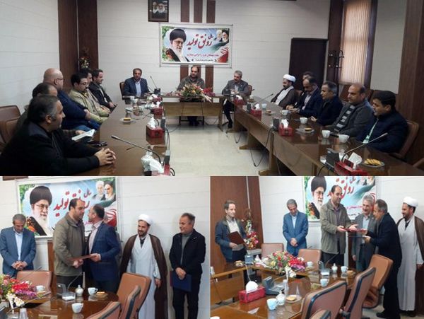 تکریم و معارفه رئیس اداره تعاون روستایی شهرستان بوئین زهرا