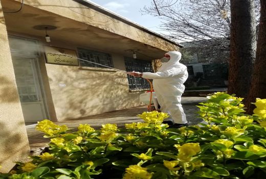 ضدعفونی ساختمانهای سازمان جهاد کشاورزی استان ایلام برای سومین بار علیه ویروس کرونا

