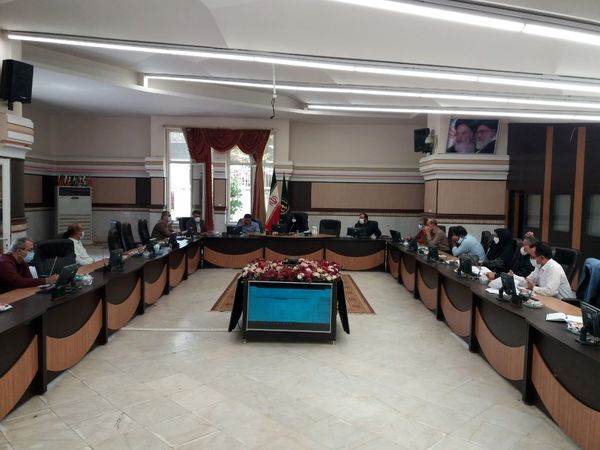 جلسه هماهنگی و پیگیری طرح توسعه سامانه‌های نوین آبیاری استان قزوین