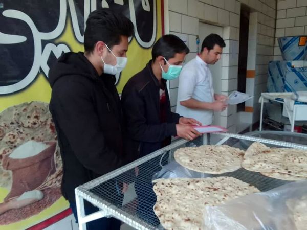 بازرسی از واحد‌های نانوایی در شهرستان سامان