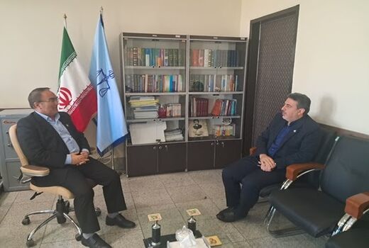 دیدار مدیر کل دامپزشکی استان با دادستان عمومی و انقلاب مرکز استان آذربایجان شرقی