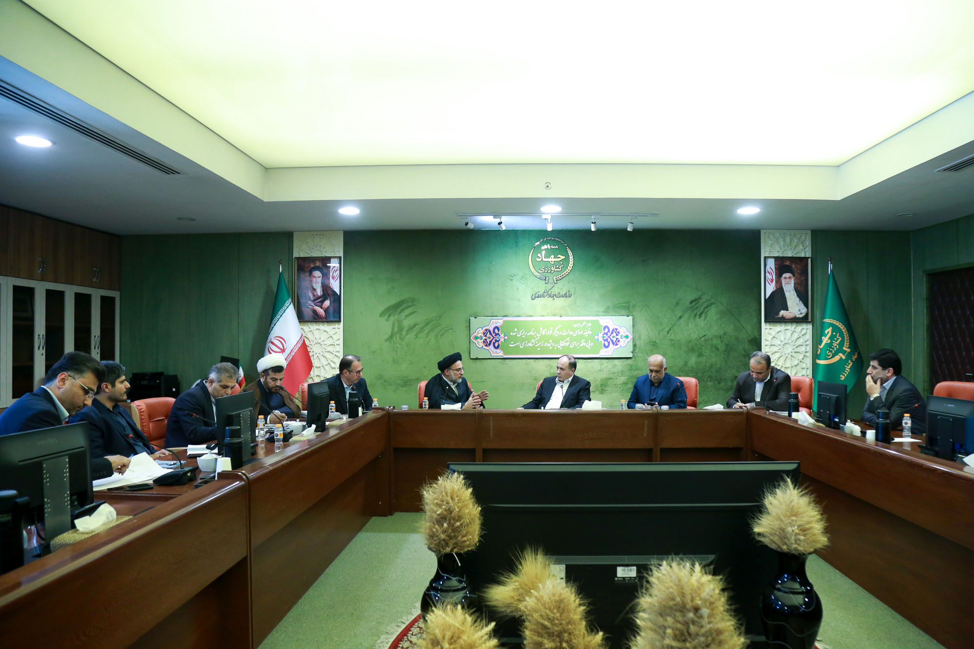  جلسه وزیر جهاد کشاورزی با رئیس سازمان اوقاف 