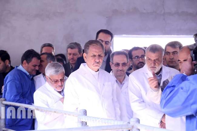 افتتاح مرکز تولید مواد ژنی دام سبک توسط دکتر جهانگیری در فیروزکوه