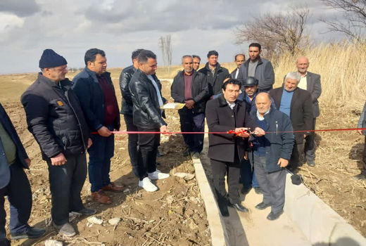 بهره‌برداری از فاز نخست نهر قم‌شلی روستای نوجه‌ده