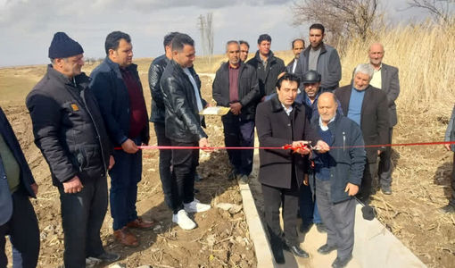 بهره‌برداری از فاز نخست نهر قم‌شلی روستای نوجه‌ده