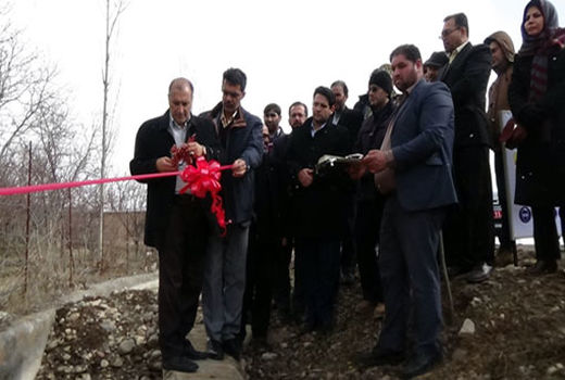 افتتاح فاز یک کانال اصلی آب رسانی پیش رباط عجب شیر