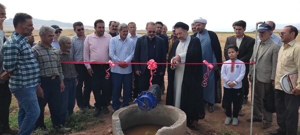افتتاح سامانه نوین آبیاری کم فشار در بخش یامچی مرند