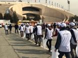 کمپین شهرتکانی از ورزشگاه آزادی راه افتاد(عکس + فیلم)