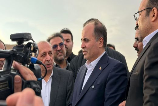 بازدید وزیر جهاد کشاورزی از سد بافتان/ افزایش بهره‌وری آب و توسعه کشاورزی در سراب