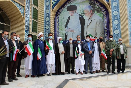 حضور رئیس و اعضای کارگروه کمیته روستایی و عشایری ستاد دهه فجر استان کرمان در مراسم بزرگداشت دوازدهم بهمن 