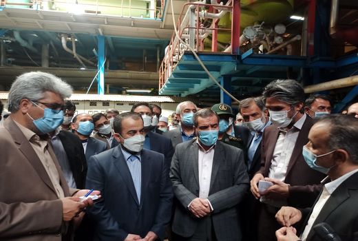 بازدید رئیس سازمان از کارخانه قند قهستان شهرستان درمیان