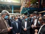 بازدید رئیس سازمان از کارخانه قند قهستان شهرستان درمیان