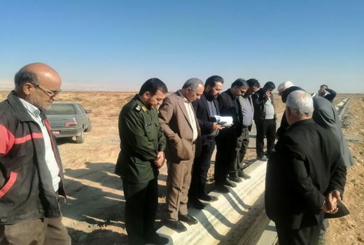 کانال‌ بتنی مناطق اسدآباد و بخش‌آباد سرخه راه‌اندازی شد