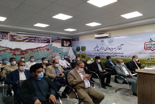 رئیس جمهور ۱۵۰۰ هکتار سیستم آبیاری نوین ایلام را افتتاح کرد