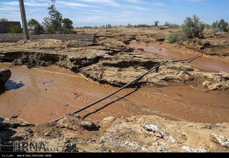 خسارت 50 میلیارد ریالی سیل و طوفان به شهرستان کرمان