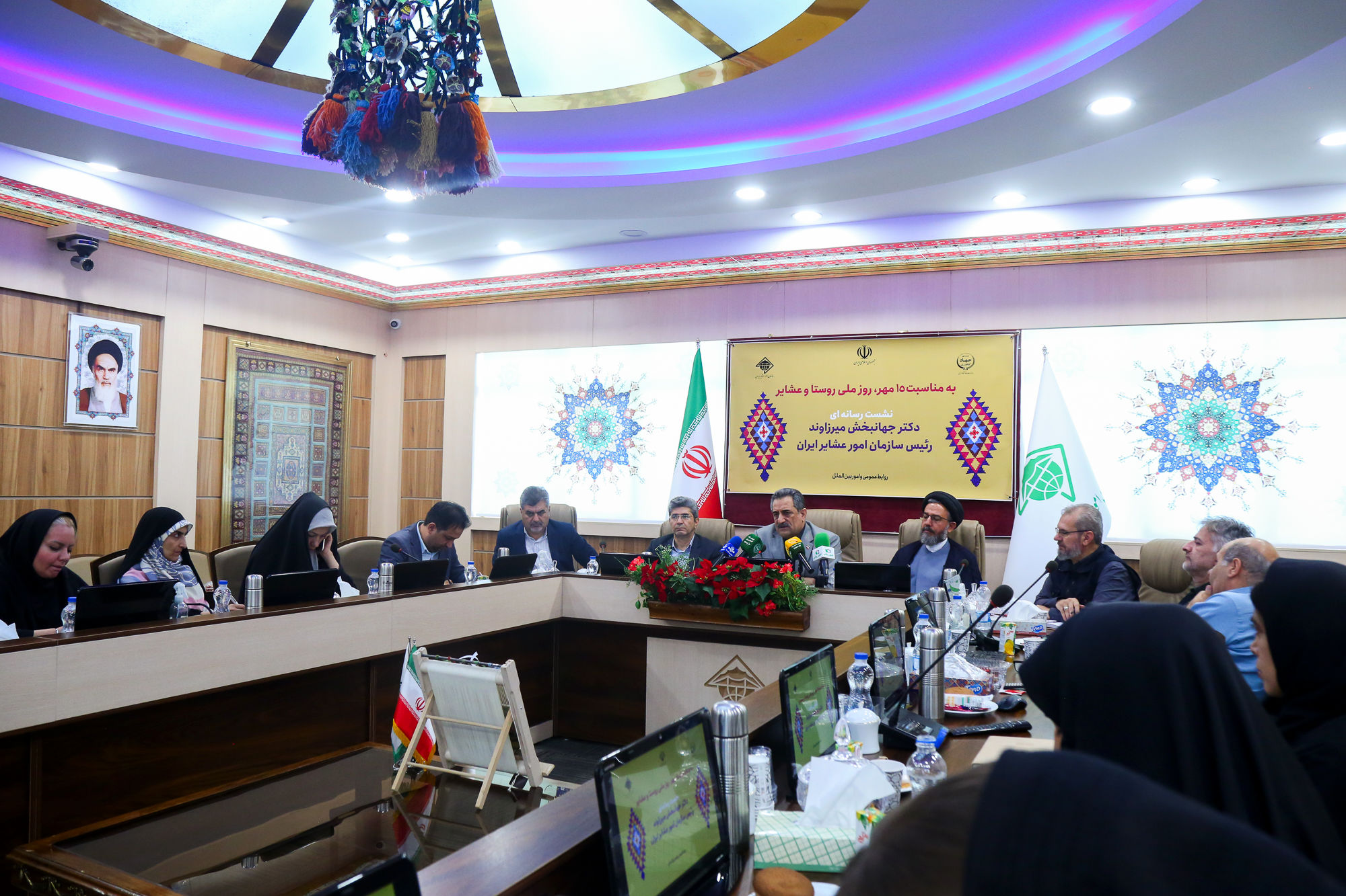  نشست خبری رئیس سازمان امور عشایر 