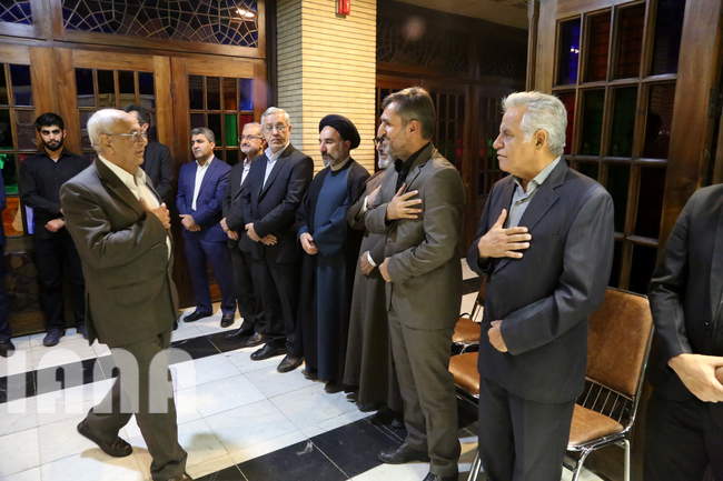 مجلس ترحیم ابوی رئیس مرکز روابط عمومی و اطلاع رسانی وزارت جهادکشاورزی