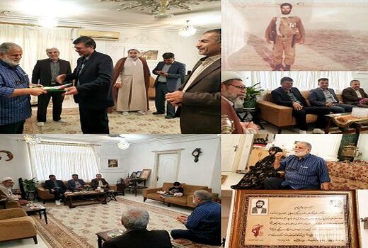 دیدار رییس سازمان جهادکشاورزی استان گلستان با خانواده معظم شهید طغرایی