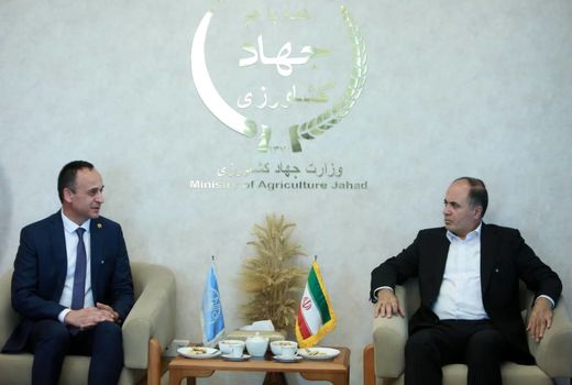 دیدار نماینده جدید فائو در تهران با وزیر جهاد کشاورزی 
