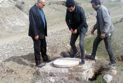 اتمام پروژه مرمت و لایروبی و احیاء قنات روستاهای آوارسین و گاوآهن  در بخش منجوان شهرستان خداآفرین