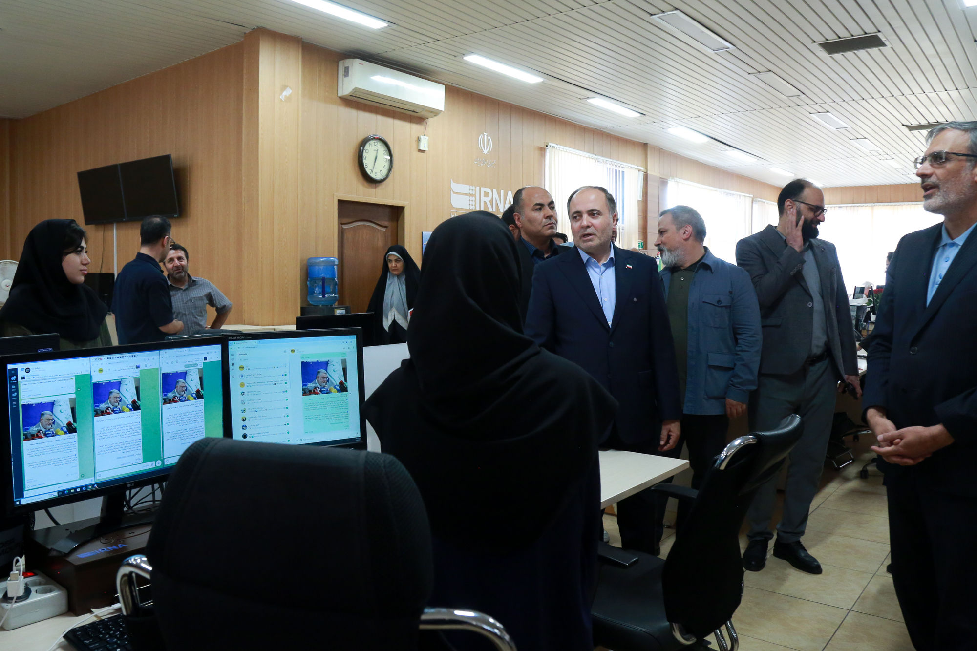  بازدید وزیر جهاد کشاورزی از خبرگزاری ایرنا 