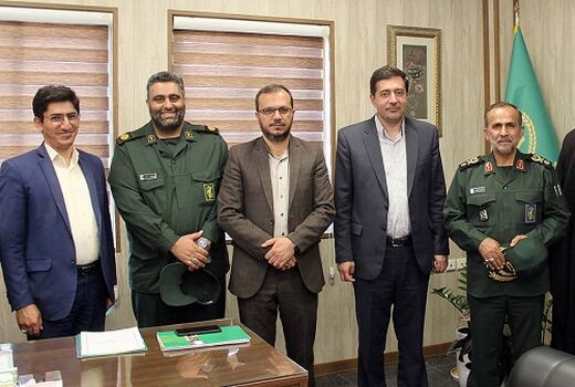 دیدار فرمانده سپاه فجر فارس با دهقان پور 