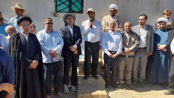 مراسم شکرگزاری همزمان با شروع برداشت محصول در روستای کویج از توابع شهرستان هریس
