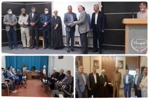 آیین تکریم و معارفه مدیریت جهاد کشاورزی شهرستان بویین زهرا برگزار شد