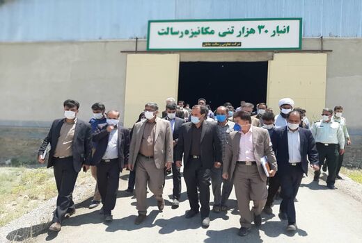 بازدید استاندار همدان از مراکز خرید تضمینی گندم شبکه تعاون روستایی شهرستان رزن 