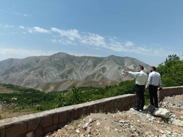 بازدید سرپرست یگان حفاظت اراضی  کشاورزی استان تهران از اراضی کشاورزی شمیرانات