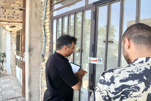 پلمب ۴ بنگاه املاک متخلف در قزوین در راستای مقابله با تغییر کاربری اراضی کشاورزی