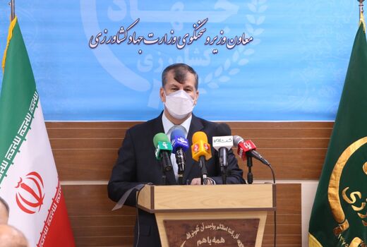 تولید 120 میلیون تن محصولات کشاورزی در کشور