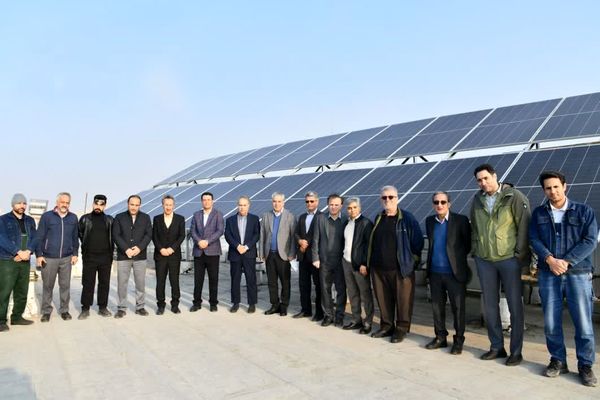 رونمایی از سامانه خورشیدی ۳۵ کیلوواتی در مؤسسه تحقیقات ثبت و گواهی بذر و نهال