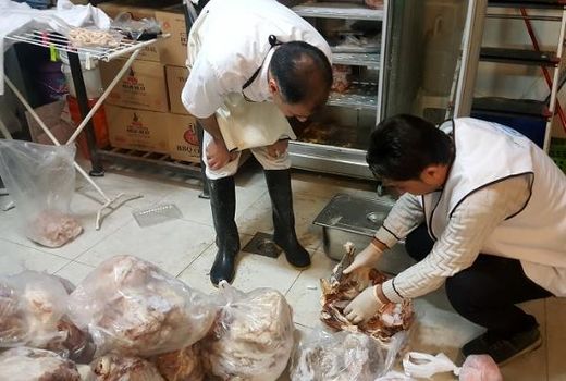 بیش از دوهزارکیلوگرم گوشت گوسفند و مرغ فاسد در پایتخت معدوم شد