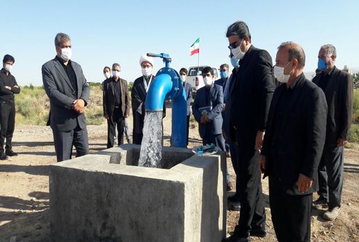 افتتاح طرح آبیاری کم فشار موتور زمزم سرایان