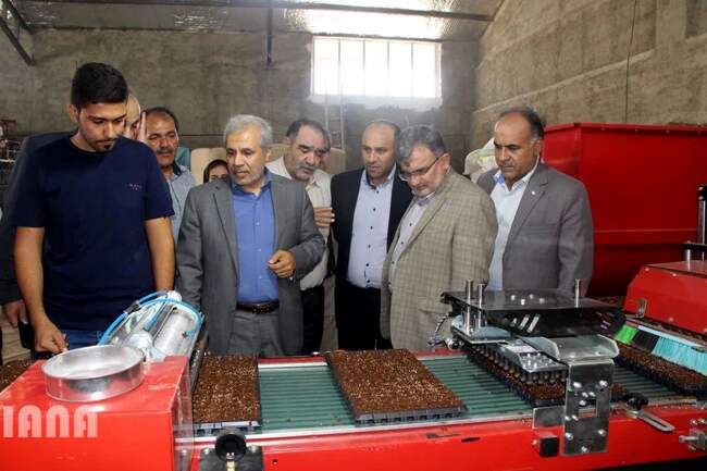 بازدید معاون امور باغبانی وزیر جهاد کشاورزی از پروژه های کشاورزی شهرستان پیشوا