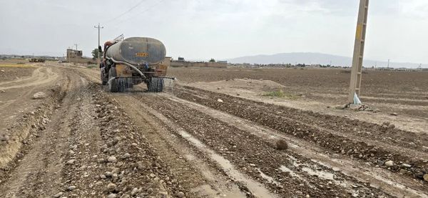جاده بین مزارع شیبکوه شهرستان فسا به بهرهبرداری رسید