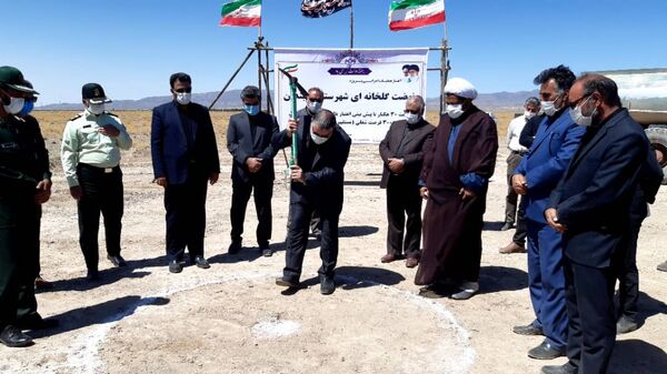 آغاز عملیات اجرایی فاز دوم مجتمع گلخانه‌ای نهبندان  
