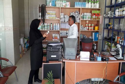 رصد و پایش فروشگاه عرضه سموم در شهرستان اردل