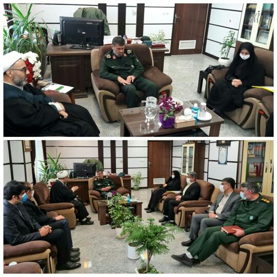 نشست مدیران جهاد کشاورزی با فرمانده سپاه صاحب الامر(عج) استان قزوین