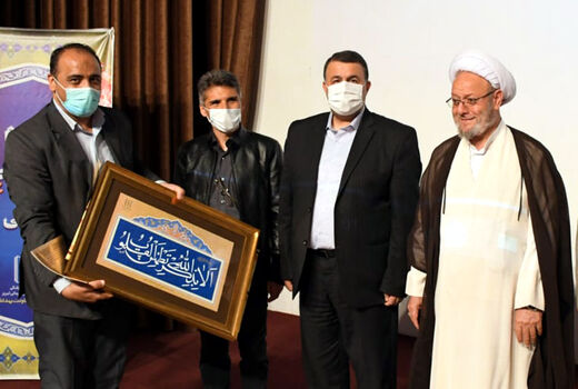 تقدیر رئیس دانشگاه علوم پزشکی تبریز از مهندس فتحی به عنوان مدیر نمونه و دخیل در تامین سلامت استان