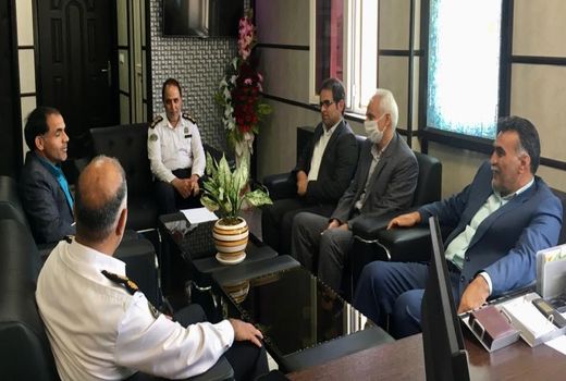 دیدار مشترک رئیس سازمان و پلیس راهور استان برای تسهیل در پلاک گذاری ماشین آلات کشاورزی