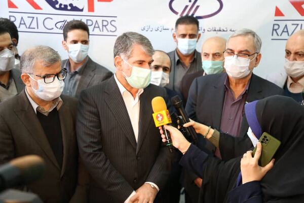5 میلیون دز واکسن "رازی کوو پارس" به وزارت بهداشت تحویل شد