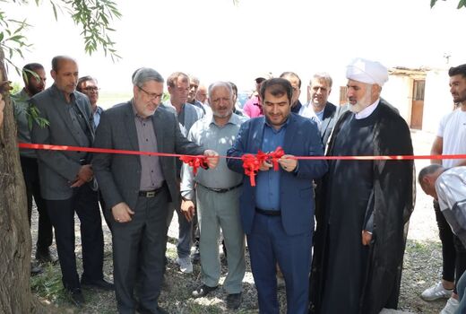 افتتاح یک طرح سامانه نوین آبیاری در شهرستان آوج
