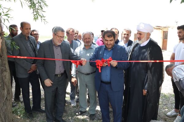 افتتاح یک طرح سامانه نوین آبیاری در شهرستان آوج