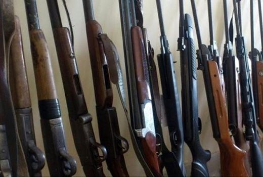 کشف 16 اسلحه شکاری در کازرون