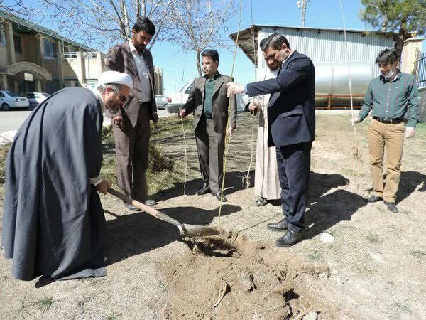 غرس نهال در اداره دامپزشکی چهارمحال و بختیاری