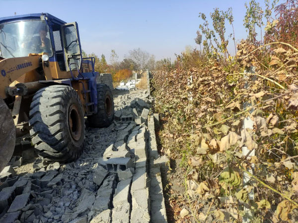  قلع‌ و قمع ۱۲ مورد ساخت‌وساز غیرمجاز و آزادسازی ۱۸ هزار مترمربع از اراضی کشاورزی ارومیه